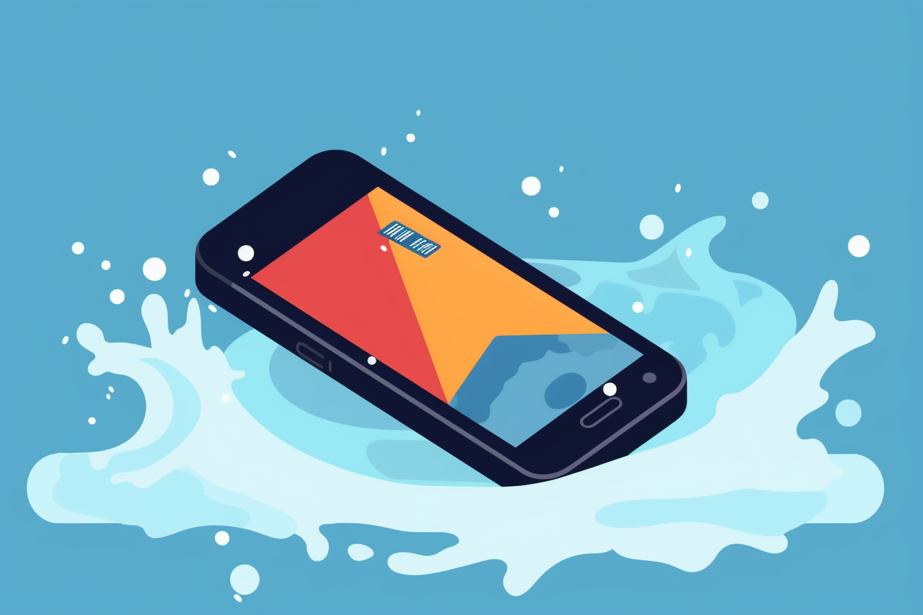 What do you do if you dropped the phone in the water